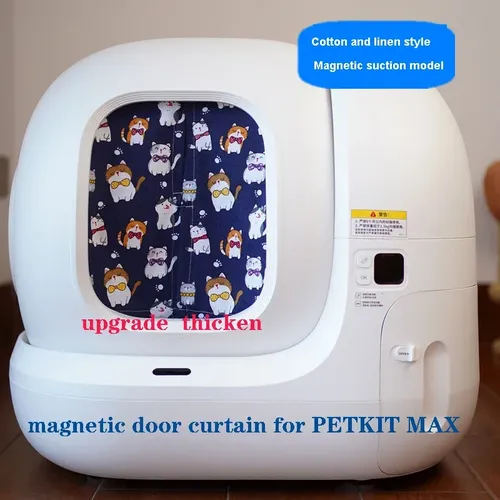 Neues Upgrade wasch barer Vorhang Deodorant Haustier zubehör Block geruch für Petkit Max Katzenstreu