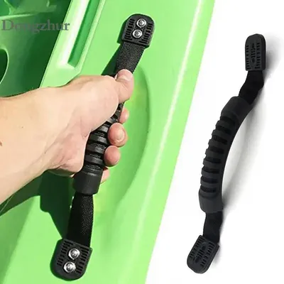 29.5 x 2.5 cm Black Mounchain Rubber Boat Luggage Side Mount Carry Handles for Kayak Canoe Boat Fishing Tools A7E8