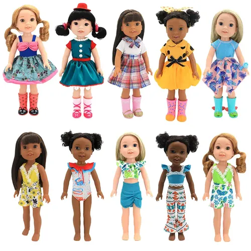 2022 neue Kleid Fit Für 36cm Amerikanischen Mädchen Puppe 14 Zoll 36cm Wellie Gratulanten Puppe