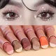 Double Color Gradient Eyeshadow Pencil Waterproof Lasting Glitter Shimmer Earth Color Pink Eye