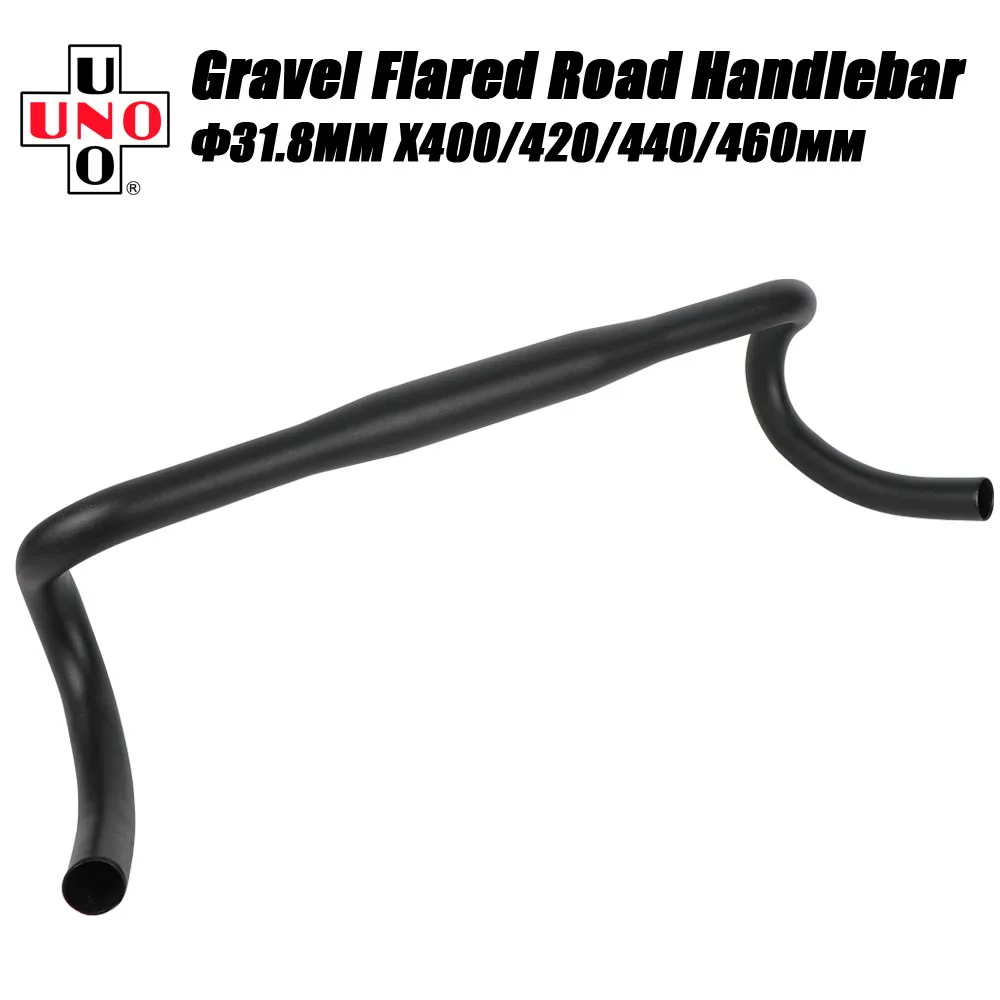 UNO Kies Drop Bar Racing Rennrad Lenker Flare 20 Grad 31,8 x400/420/440/460mm fahrrad Bent Lenker Bike Zubehör Image