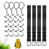 4 Pcs Trampoline Ground Anchors Heavy Duty Trampoline Parts With Corkscrew Shape Trampoline Anchor