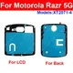 Rear LCD Screen Adhesive Sticker For Motorola MOTO Razr 5G XT2071-4 Back Battery Housing Cover Front