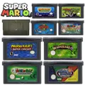 Mario GBA Game 32Bit Video Game Console Card Super Mario Advance/Super Mario Bros/Super Mario World