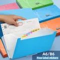 B6 A6 Files Orginizer For Documents Waterproof File Bag File Folder Pocket Expanding Wallet Organ