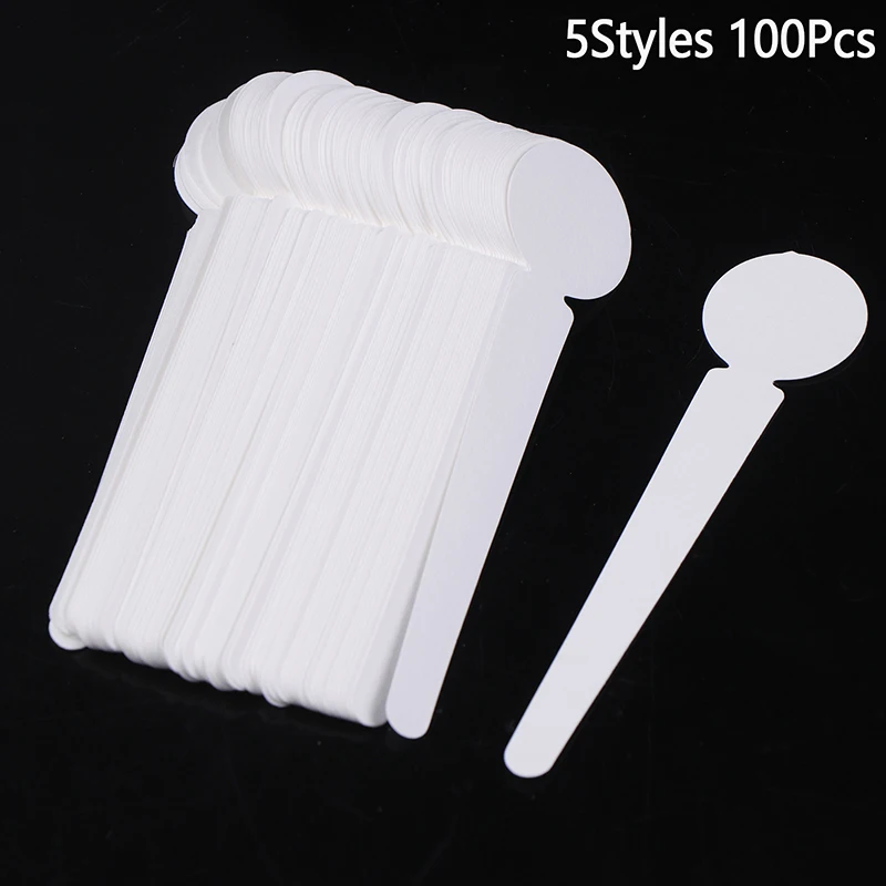 100 stücke Tester Streifen Duft Einweg Weiß Frauen Geruch Papier Papier Streifen Test Papier Aromatherapie Parfüm Ätherische Öle Image