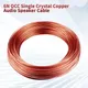 Speaker Wire 6N OCC Single Crystal Copper Audio Cable 0.2 0.5 0.75 1 1.5 2 2.5 Square For Power