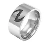 1PC Eine 8mm Evanescence Titan Stahl Ring Finger Schmuck für Musik Fans