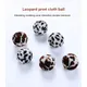 5/3/1PCS Cat Toy Pet Leopard Ball Cat Toy Interactive Sound Funny Kitten Ball Toy Cat Playing Toy