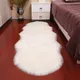 New Plush Soft Sheepskin Bedroom Carpet Imitation Wool Pad Long Hair Bedside Mat Sofa Cushion Rugs
