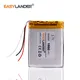 504050 3 7 V 3 linie 1500MAH lithium-polymer-batterie für GPS mp3 mp4 handy navigator DVR Auto