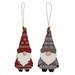 Layered Wooden Sweater Gnome Ornament 2 Asstd. - 2.5"W x 5-6"H