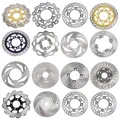 Universal aluminum alloy floating disc motorcycle disc brakes 185 180 160 170 190 230mm front disc