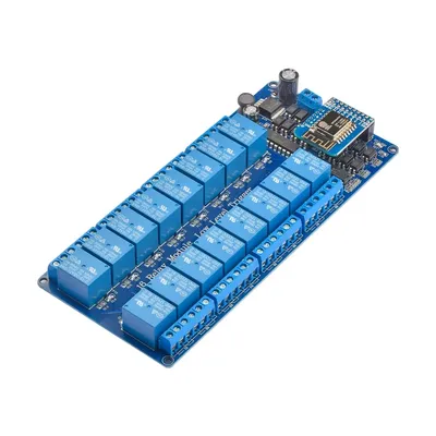DC5V 12V 16 Kanal Wifi Relais Modul Onboard ESP8266 WIFI Modul Mikrocontroller Interface Power Image