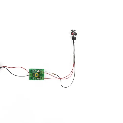 Evemodel 1 Los n Maßstab 1:160 Eisenbahn kreuzungs signal 2 LEDs aus Leiterplatte blinker