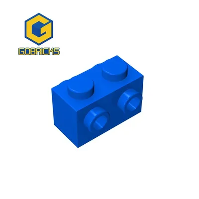 Gobricks 10 Stück MOC-Steine 52107 1 x 2 für Bausteine, Teile, DIY, pädagogische High-Tech-Teile, Image