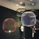 Nordic Foscarini Spokes Chandelier Art Iron Bird Cage LED Creative Villa Lobby Living Dining Room