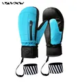 Ski Handschuhe Schneemobil Winter Handschuhe Fleece Warme Snowboard Fäustlinge mit Wind-und