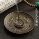 Dragon and Phoenix Bronze Incense Tray Twelve Zodiac Antique Thread Incense Holder Coil Incense