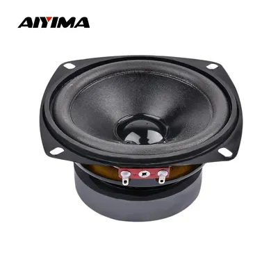 AIYIMA 1Pcs 4 Inch Portable Full Range Sound Speaker 8 Ohm 50W TV Computer Woofer Audio Speakers DIY For Home Theater