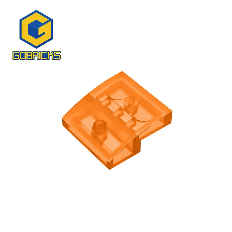 Gobricks MOC Baut Partikel 15068 78565 Hang Gebogene 2x2x2/3 Bausteine Teile DIY Steine Pädagogisches Tech spielzeug Image