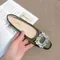 Fashion Office Lady Shoes Women Flats Spring Summer Elegant Woman Single Shoes Black Pink Green Plus Size 42 A4890