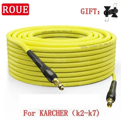 ROUE for Karcher 6-20m Pressure Washer Hose K-Series for K2 K3 K4 K5 K6 K7 High Pressure Washer Hose Accessories