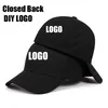 Individuelles Logo, vollständig geschlossene, taillierte Mütze, New York-Größe, Plus, große Trucker-Herrenmütze, Hip-Hop-Baseball-Snapback-Visierkrempe