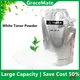 GraceMate 5AAAA Universal White Toner Powder for HP Samsung Brother Color Laser Printer Toner