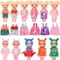 Newest 12Inch Doll Clothes Cute Hooded&Suspender Skirt For 30Cm Baby Alive Doll Dresses Toys