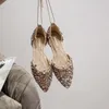Schuhe für Frauen, Designer-Luxus, elegant, bequem, 2022, Damenschuhe, Erwachsene, modisch, sexy, über Kreuz gebunden, Hochzeit, Damenschuhe