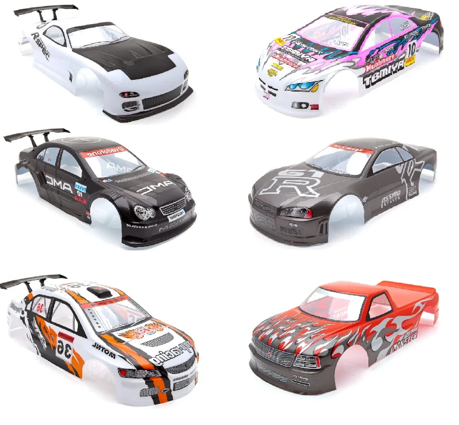 46 Stile 190 RC Auto Shell Karosserie 195/200/mm Breite PVC RC Shell/Zubehör für 1:10 RC Hobby Drift Touring HSP