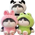 1pc Cosplay Pig Frog Panda Tabby Cat Plush Toy Squishy Hooded Bunny My Emperor Plushie Peluche Dress