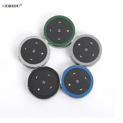 Kebidu Drahtlose Bluetooth Media Lenkrad Fernbedienung Mini Mp3 Fernbedienung Für Android IOS Image