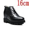 Höhe-zunehmende Schuhe Männer 16cm männer Unsichtbare Höhe-zunehmende Leder Schuhe Extra-hohe Aufzug