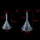 60mm 90MM Mouth Dia Laboratory Clear Filter Funnel Plastic For Perfume Liquid Essential Oil Filling