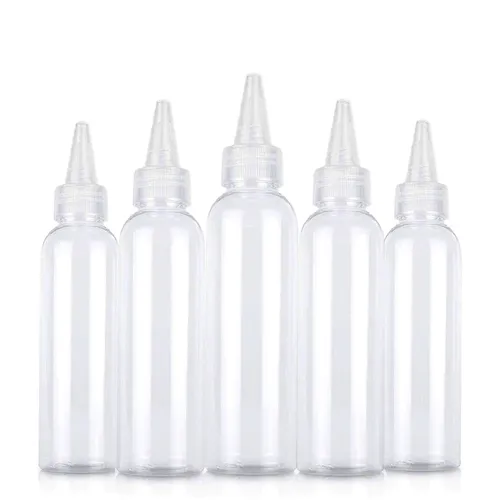 30Pcs Kunststoff Flasche 10/30/50/60/100/120ml Leere Kunststoff Kleber Flaschen mit Schraube-Auf