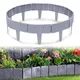 5/10/20 Pcs Imitation Stone Effect Lawn Fence Gardening Edging Interlock Flower Bed Border Plant