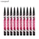 12pcs/set YANQINA Lasting 36H Liquid Eyeliner Pencil Waterproof Black Easywear Eye Liner Pen