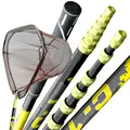 JOSBY High Quality Carbon Fishing Net 4M 3M Fish Landing Hand Net Foldable Collapsible Telescopic