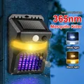 Solar Mosquito Killer Lamp Ip65 Waterproof Energy Saving Intelligent Sensor Outdoor Garden Mosquito