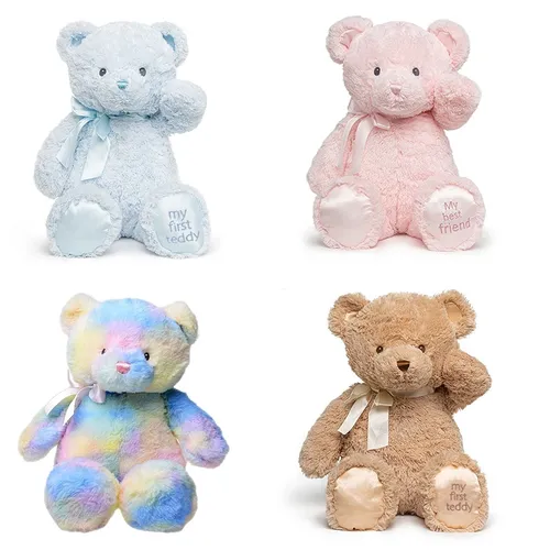 25 CM Flauschigen Entzückende Teddybär Plüsch Spielzeug mit Bögen Kinder Geschenke Nette Stofftier