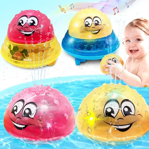 Bad Spielzeug Spray Wasser Licht Drehen mit Dusche Pool Kinder Spielzeug für Kinder Kleinkind