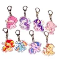 Mein kleines Pony Anime Peripherie personal isierte Regenbogen Pony Laufen Anhänger Schlüssel bund
