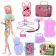 Doll Accessories Clothes Jewelry Luggage Suitcase Dollar Mini Plastic Toiletries Computer for 11.5