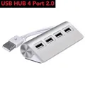 1pcs High Speed USB HUB 4 Port USB 2.0 3.0 Port Portable OTG Aluminum USB Splitter Cable for iMac