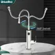 Briwellna Electric Water Heater Flowing Universal Spout Kitchen Faucet 2 in 1 Stainless Steel