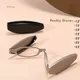 New Metal Folding Reading Glasses Women Men Portable Mini Foldable Presbyopia Eyeglasses Magnifying