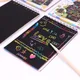 1PC Scratch Note Black Cardboard Creative DIY Draw Sketch Notes for Kids Toy Notebook School