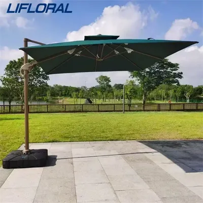 Large Terrace Garden Roman Umbrellas Outdoor parasol Courtyard Umbrella Sun Umbrella Large Outdoor